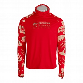 Long-sleeve Hooded Jersey Remington Fishing Sun and Mosquito Protection Style 2